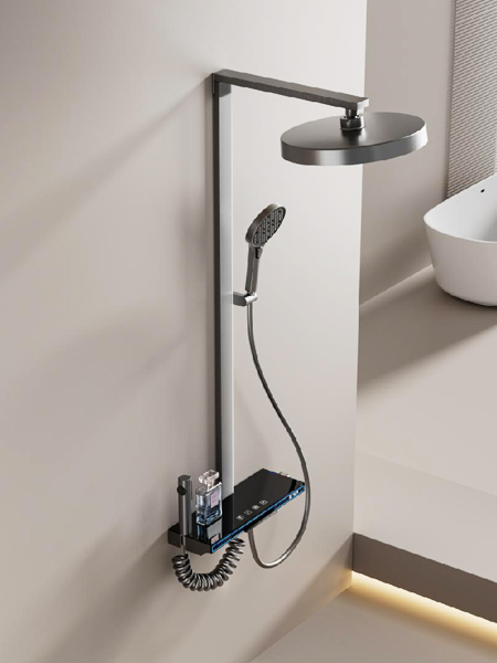 按鍵四功能淋浴花灑套裝