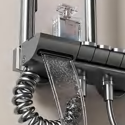 按鍵四功能淋浴花灑套裝