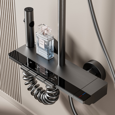 按鍵四功能豪華花灑