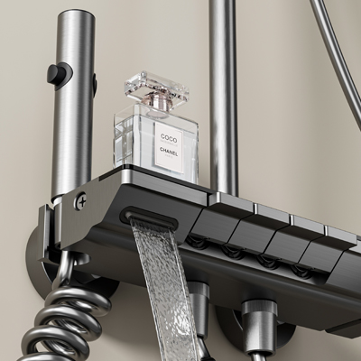 按鍵四功能豪華花灑