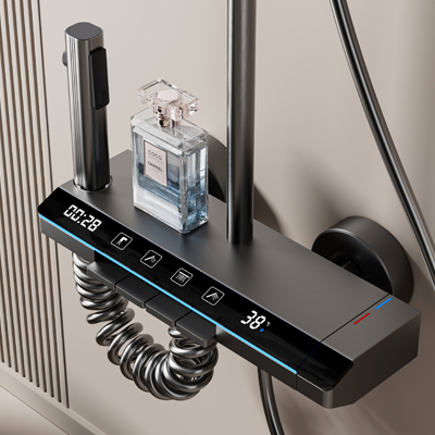 按鍵四功能淋浴花灑