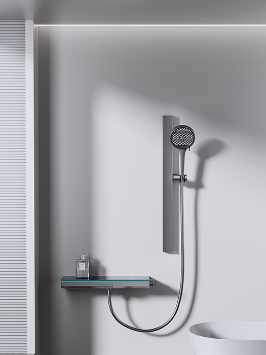 按鍵雙功能極簡花灑